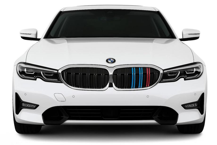BMW 3 серия G20/G21 2018- гг. Ноздри M-Look V2 (2018-2022, M-Color с хромированной окантовкой) Image