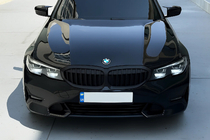 BMW 3 серия G20/G21 2018- гг. Ноздри 1 Полоса (2018-2022, Черный Матовый) фото 1