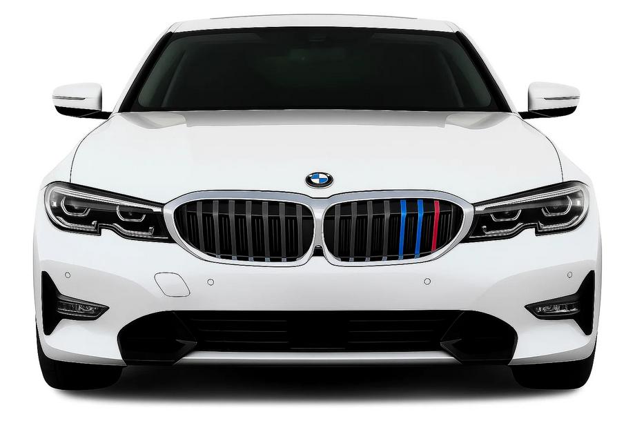 BMW 3 серия G20/G21 2018- гг. Ноздри 1 Bar (2018-2022, M-Color с хромированной окантовкой) Image