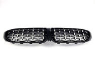 BMW 3 серия G20/G21 2018- гг. Ноздри Diamond Silver (2018-2022, черная окантовка) фото 4