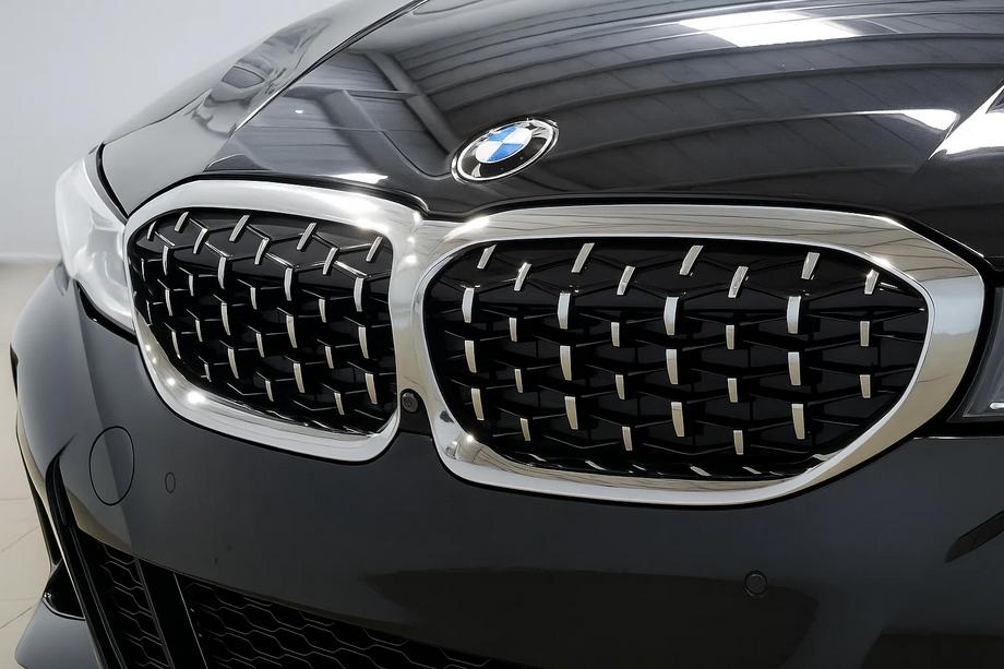 BMW 3 серия G20/G21 2018- гг. Ноздри Diamond Silver (2018-2022, Хромированная Окантовка) Image