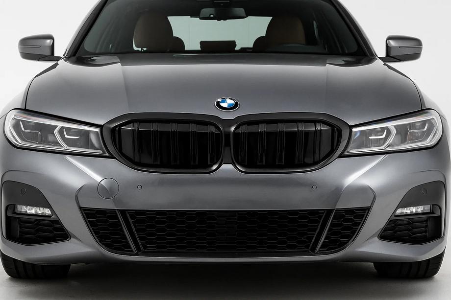 BMW 3 серия G20/G21 2018- гг. Решетка радиатора M-Look (для G28 2022+, Черный Глянец) Image