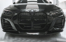 BMW 4 серия G22/23/26 2020- гг. Решетки радиатора CS-Style (для G22/23, Черный Глянец) фото 1