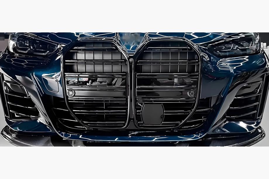 BMW 4 серия G22/23/26 2020- гг. Ноздри M-Look (для G26, Черный Глянец) Фото 3