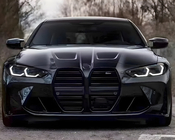 BMW 4 серия G22/23/26 2020- гг. Решетка радиатора M-Look (для G26, Черный Матовый) фото 1