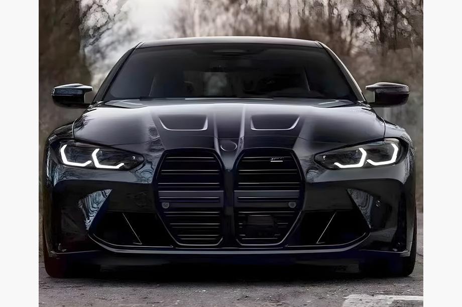 BMW 4 серия G22/23/26 2020- гг. Решетка радиатора M-Look (для G26, Черный Матовый) Image