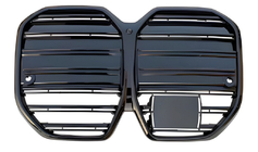 Решетки радиатора CS-Style (для I4 G26, 2022+, Черный Матовый) фото 2