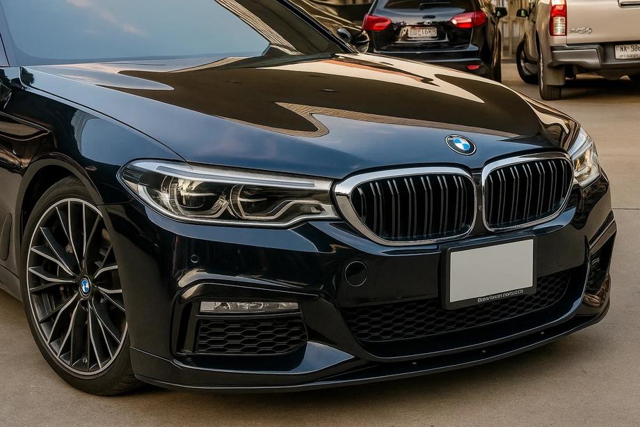 BMW 5 серия G30/G31 2017–2023 гг. Ноздри M-Look (2017-2020, Черный Глянец с Хромированной Окантовкой) Фото 1