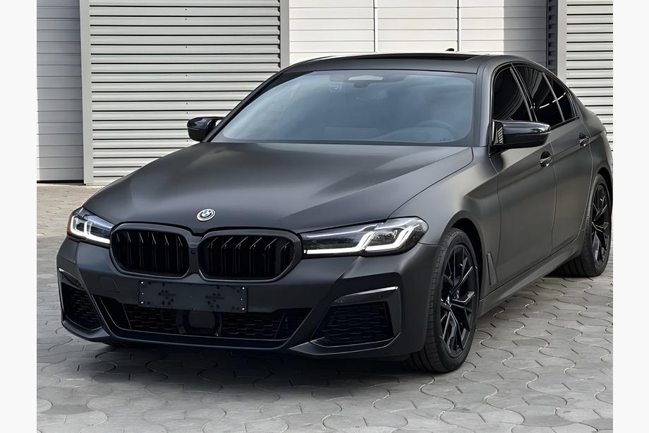 BMW 5 серия G30/G31 2017-2023 гг. Решетки M-Look V1 (2021+, Черный Матовый) Image