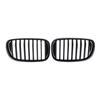 Ноздри 1 Полоса (2016-2019, Черный Матовый) BMW 7 серия G11/G12 2015-2022 гг. фото 2