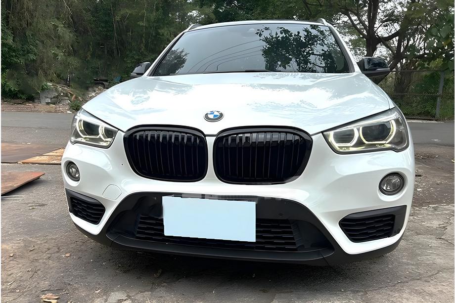 BMW X1 F48 2015-2022 гг. Ноздри M-Look (2015-2019, Черный Глянец) Фото 1