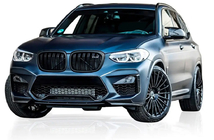 BMW X3 G01 2018- гг. Решетка радиатора M-Look (2018-2021, Черный Матовый) фото 1