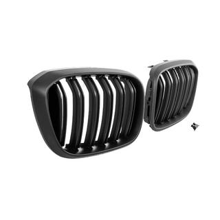 Решетка радиатора M-Look (2018-2021, Черный Матовый) BMW X3 G01 2018- гг. фото 4