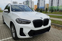 BMW X3 G01 2018- гг. Ноздри 1 Bar (2021+, Черный Матовый) фото 1