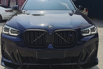 BMW X3 G01 2018- гг. Решетка радиатора M-Look (2021+, Черный Матовый) фото 3