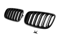 BMW X5 E70 2007-2013 гг. Ноздри M-Look (черный матовый) фото 4