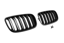 BMW X5 E70 2007-2013 гг. Ноздри M-Look (черный матовый) фото 5