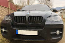 BMW X6 E71 2008–2014 гг. Ноздри M-Look (черный матовый) фото 1