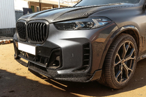 BMW X5 G05 2019–2026 гг. Ноздри 1 Полоса (2023+, Черный Матовый) фото 3