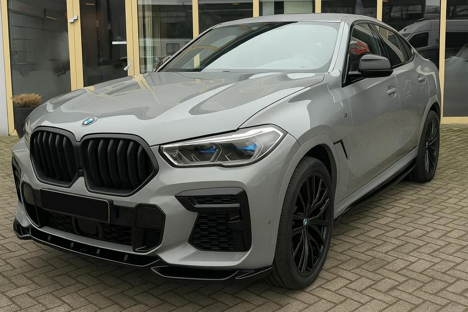 BMW X6 G06 2019–2027 гг. Ноздри 1 Полоса (2019-2022, Черный Матовый) Фото 1