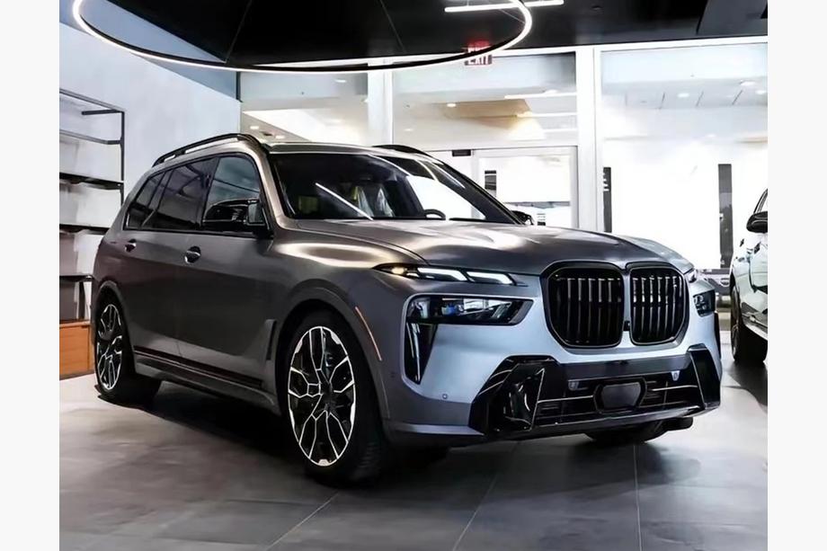 BMW X7 G07 2019- гг. Ноздри 1 Bar (2023+, Черный Глянец) Фото 3