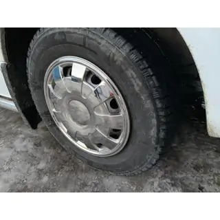 Колпаки из нержавейки Лепестки (1-штамповые, комплект 4 шт) Volkswagen Crafter 2006-2016 гг. фото 4
