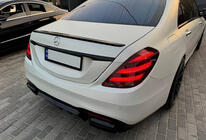 Mercedes S-сlass W222 2013-2022 гг. Задний диффузор BRB (под покраску, 2018+) фото 10