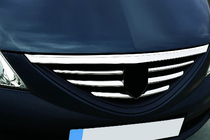 Накладки на решетку радиатора из нержавеющей стали фото 1