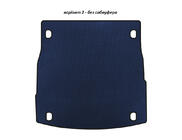 Alfa Romeo Stelvio 2016- гг. Коврик в багажник EVA V-2 (без сабвуфера, Синий) фото 1