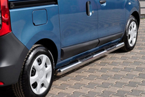 Renault Dokker 2013-2022 гг. Боковые трубы (2 шт., нержавейка) фото 1