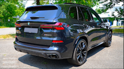 BMW X5 G05 2019- гг. Диффузор заднего бампера (для M-Sport, 2023+) фото 1