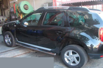 Dacia Duster 2008-2018 гг. Боковые трубы с вставками (2 шт., нержавейка) фото 7