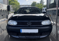 Volkswagen Golf 4 1997-2006 гг. Передний лип DPT (черный матовый) фото 5