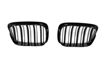 BMW 5 серия E39 1996-2003 гг. Решетки M-Look (2000-2003, Черный Глянец) фото 5