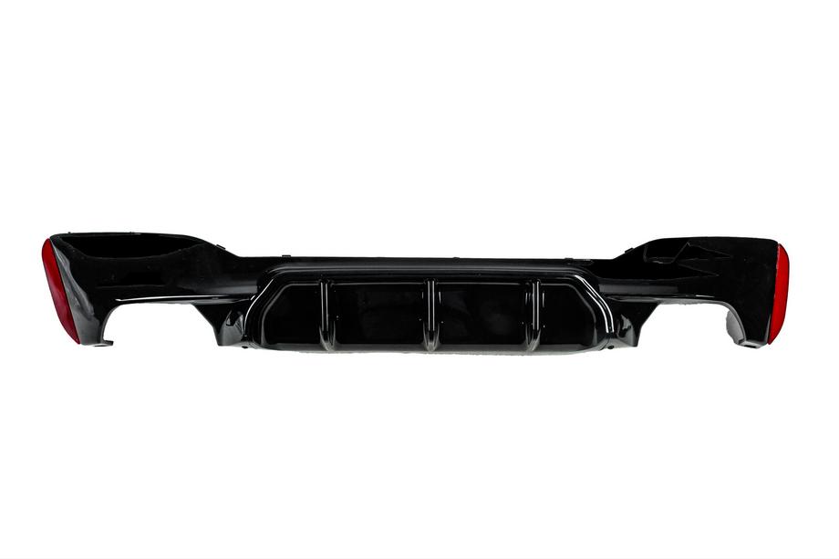 BMW 5 серия G30/G31 2017–2023 гг. Задний диффузор DPT V2 (для M-Sport/M5 F90, черный глянец) Фото 2