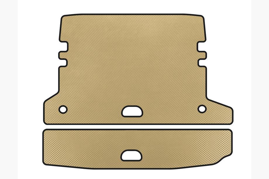 BMW 3 серия F30/F31 2012-2019 гг. Коврик в багажник EVA V-2 (для F-31, Бежевый) Image