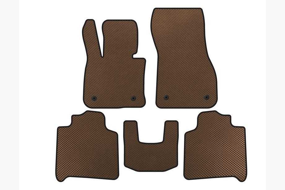 BMW 2 серия Active Tourer F45/F46 2014-2021 гг. Коврики EVA (Для F46, 2 ряда, Коричневые) Image