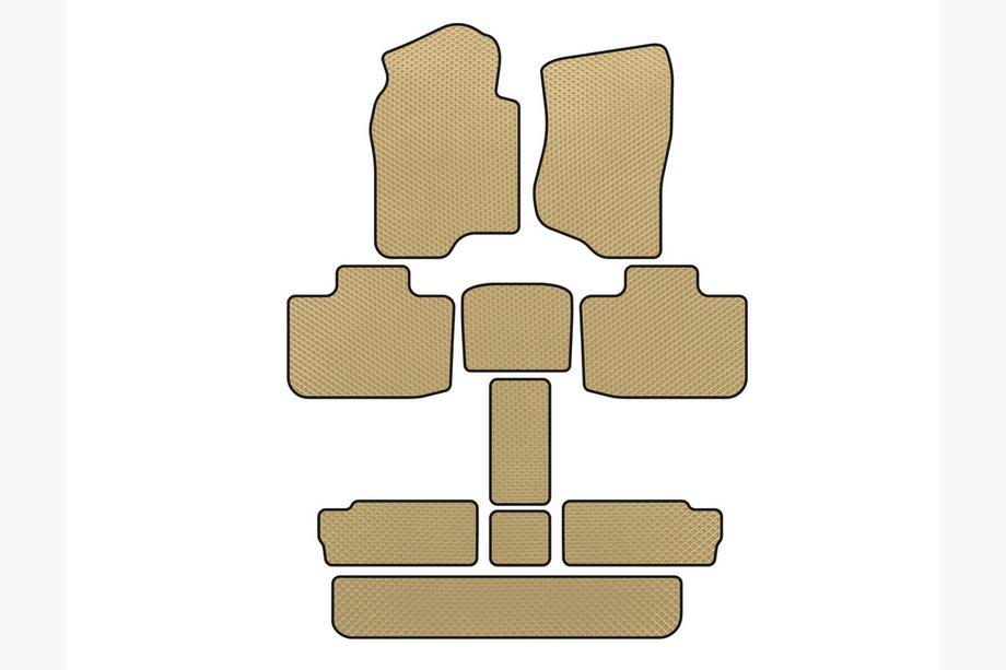 Коврики EVA (3 ряда, Бежевые) Image