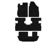 Текстильные коврики Premium (3 ряда, Черный) фото 1