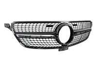 Mercedes GLE/ML сlass W166 2011-2018 гг. Тюнинг решетка Diamond Black (GLE) фото 8
