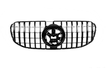 Mercedes GLS X167 2019- гг. Передняя Решетка 2019-2023 (GT Panamericana Черная) фото 3