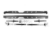 Mitsubishi Outlander 2012-2021 гг. Боковые Подножки OEM V2 (2 шт, Алюминий) фото 2