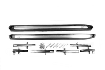 Mitsubishi Outlander 2012-2021 гг. Боковые Подножки OEM V2 (2 шт, Алюминий) фото 6