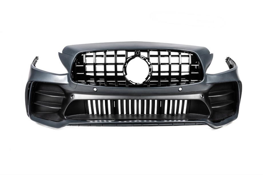 Mercedes C-class W205 2014-2021 гг. Комплект обвеса с диффузором для Coupe (дизайн Black Mamba C63GT) Фото 11