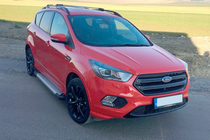 Ford Kuga/Escape 2013-2019 гг. Боковые Подножки Allmond Grey (2 шт, Алюминий) фото 2