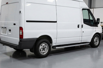 Ford Transit 2000–2014 гг. Боковые Подножки Fullmond (2 шт, алюминий) фото 1
