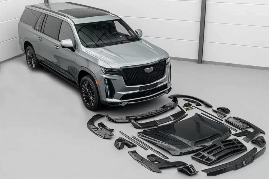 Cadillac Escalade 2020- гг. Комплект обвеса LRT Carbon Фото 13