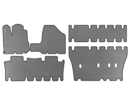 Toyota Sienna 2003-2009 гг. Коврики EVA (3 ряда, Серые) фото 1