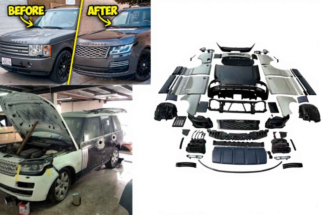 Комплекту рестайлінгу в 2020 рік (з дверима) для Range Rover III L322 2002-2012 рр