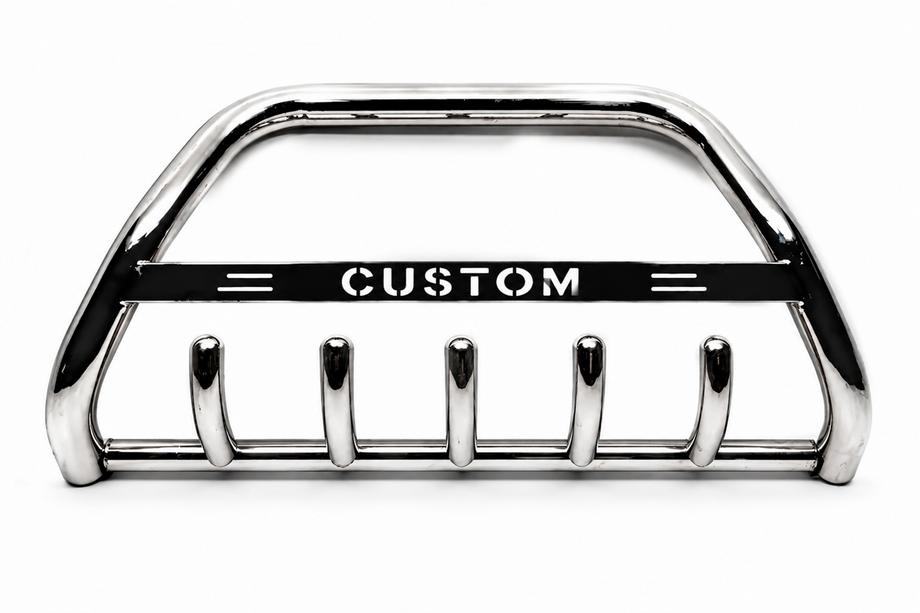 Ford Custom 2013-2022 гг. Кенгурятник WT004 (нержавейка) 51 мм Фото 2